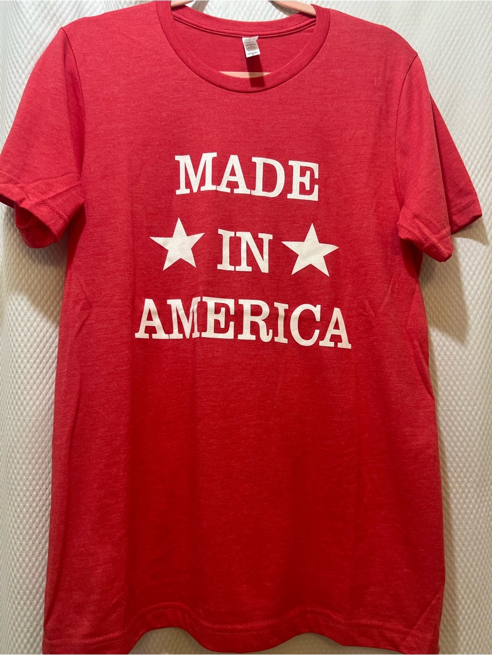 🇺🇸Pink Lily Bella Canvas Red Crew Neck Graphic Tee